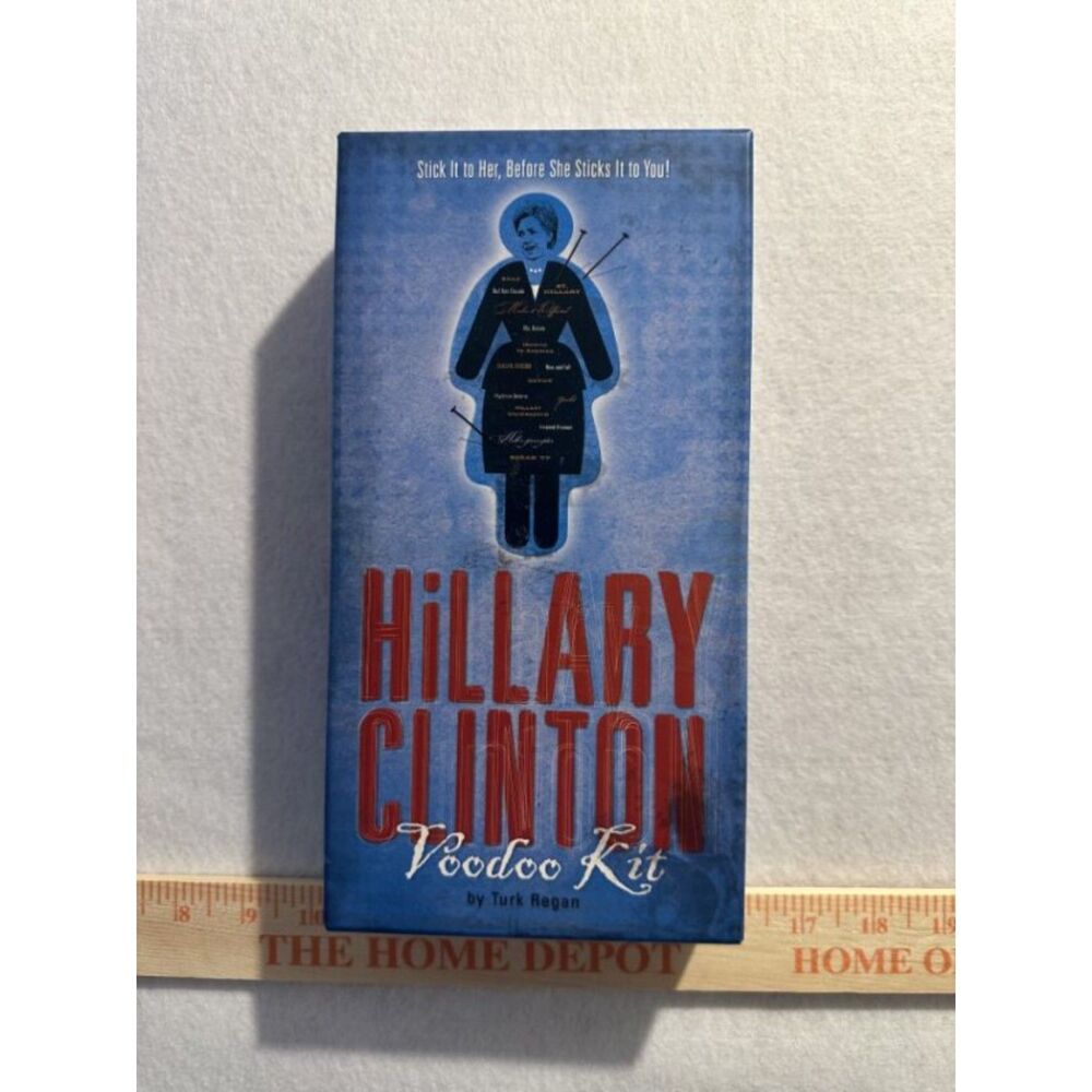 Hillary Clinton Voodoo Kit by Truk Regan, Running Press, (box condition is ok)